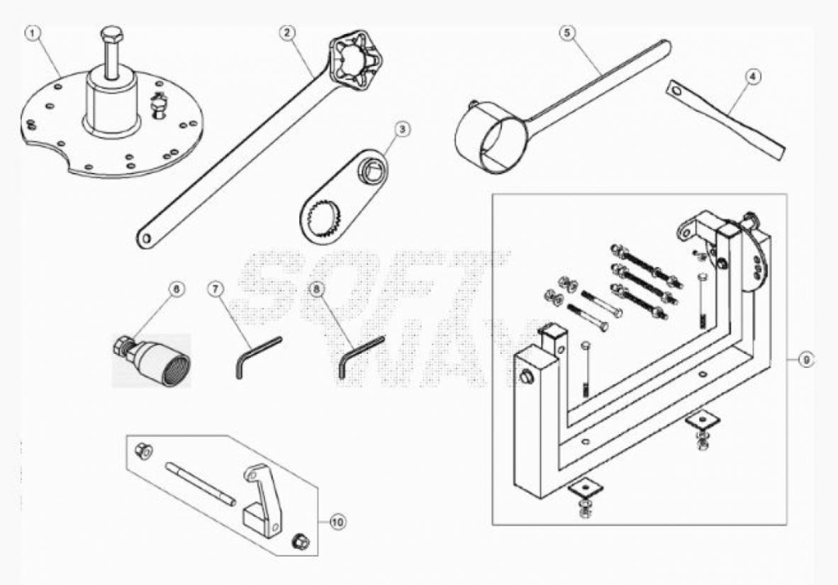 Hoja del despiece · HERRAMIENTAS MOTOR 125-200 - 125 RACING 2T 20